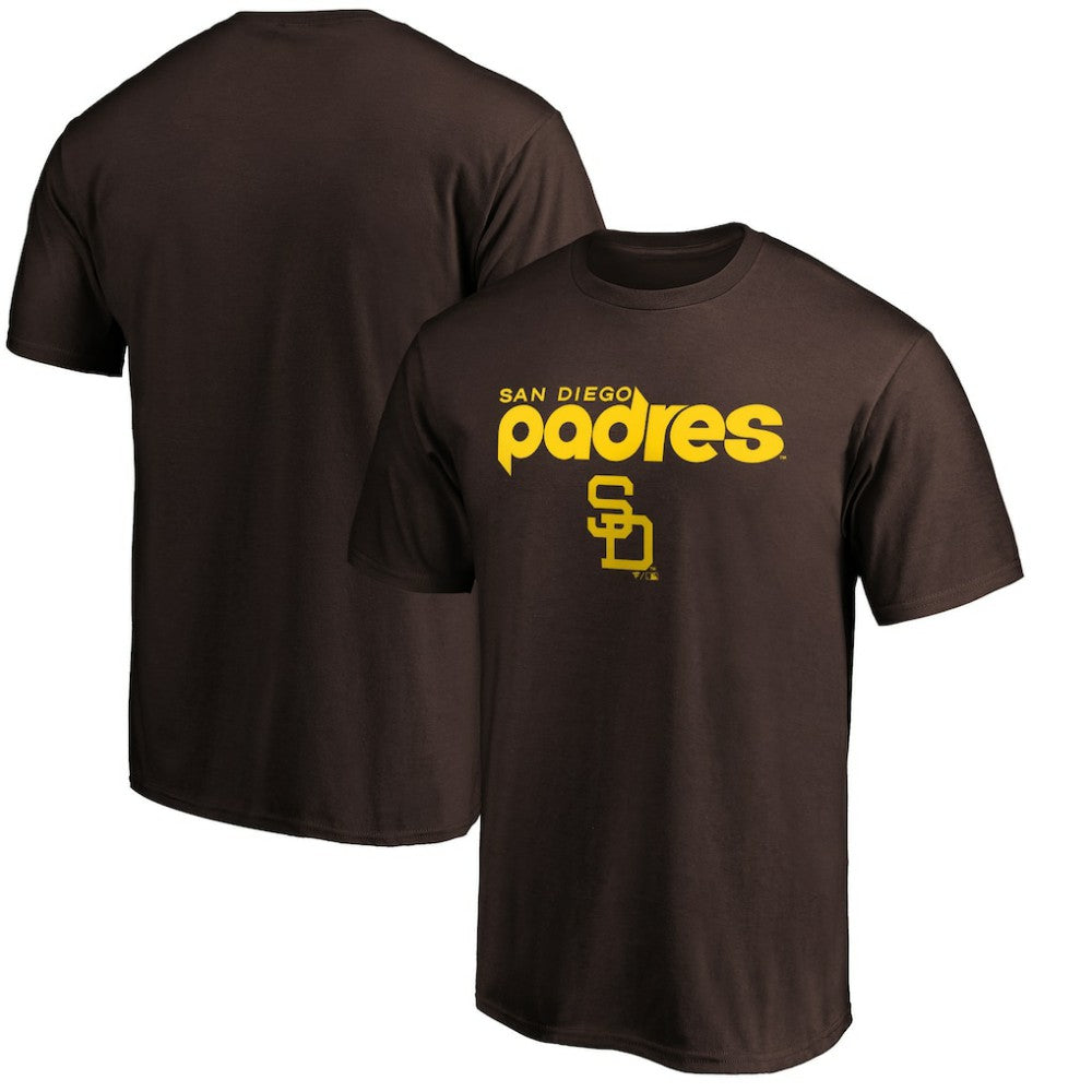 San Diego Padres Team Cooperstown Collection Wahconah T-Shirt - Brown