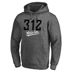 Chicago White Sox Team Hometown Collection The 312 Pullover Hoodie - Charcoal