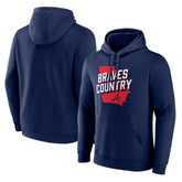 Atlanta Braves Team Country Pullover Hoodie - Navy