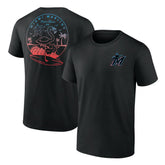 Miami Marlins Team Hometown Collection Surf's Up T-Shirt - Black