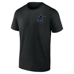 Miami Marlins Team Hometown Collection Surf's Up T-Shirt - Black