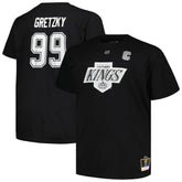 Wayne Gretzky Los Angeles Kings Mitchell & Ness Big & Tall Name & Number T-Shirt Black