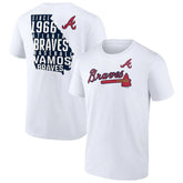 Atlanta Braves Team Hot Shot T-Shirt - White