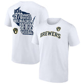 Milwaukee Brewers Team Hot Shot T-Shirt - White