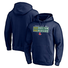 Boston Red Sox Team Hometown Collection Scoreboard Pullover Hoodie - Navy