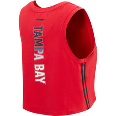 Tampa Bay Buccaneers Pro Standard Women's Ombre Wordmark Classic Cropped Tank Top - Red on sale