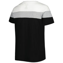 Colorado Rockies Women's Plus Size Colorblock T-Shirt - White/Black