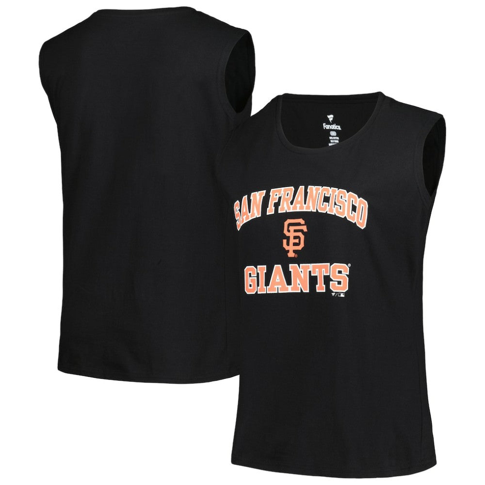 San Francisco Giants Profile Women's Plus Size Tank Top - Black