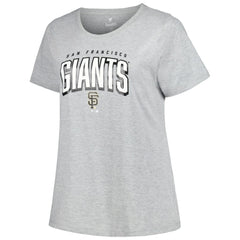 San Francisco Giants Profile Women's Plus Size T-Shirt Combo Pack - Black/Heather Gray