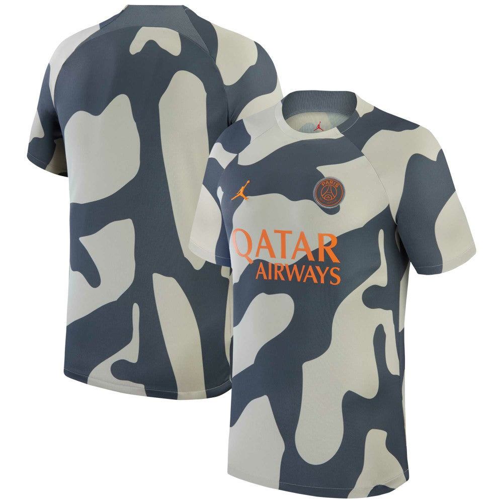Paris Saint-Germain Jordan Brand 2023/24 Academy Pro Pre-Match Top - Gray | Jordan outlet