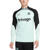 Chelsea Strike Drill 2023/24 Performance Quarter-Zip Long Sleeve Top - Mint | Nike shop