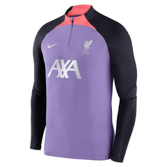Liverpool Strike Drill 2023/24 Performance Quarter-Zip Long Sleeve Top - Purple | Nike on sale