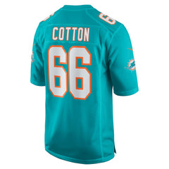 Lester Cotton Sr. Miami Dolphins Home Game Player Jersey - Aqua | Nike online