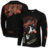 Cincinnati Bengals x BlaCkOWned Unisex Stripes Don't Come Easy Long Sleeve T-Shirt - Black for sale