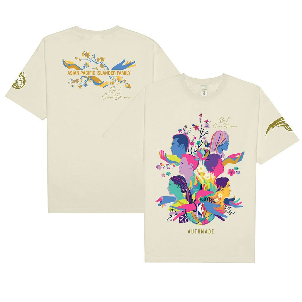 Orlando Magic AUTHMADE x NBA Unisex AAPI Dreamers T-Shirt - Cream outlet
