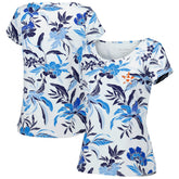 Houston Astros Tommy Bahama Women's Aubrey Romantic Blooms IslandZone T-Shirt - White