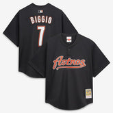 Craig Biggio Houston Astros Authentic Batting Practice Jersey - Black | Mitchell & Ness