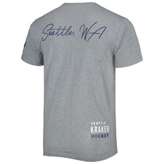 Seattle Kraken Mitchell & Ness City Collection T-Shirt Heather Gray