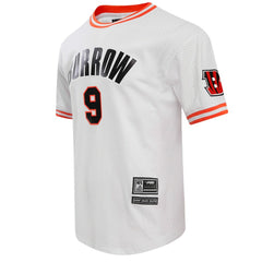 Joe Burrow Cincinnati Bengals Pro Standard Player Name & Number Mesh T-Shirt - White for sale