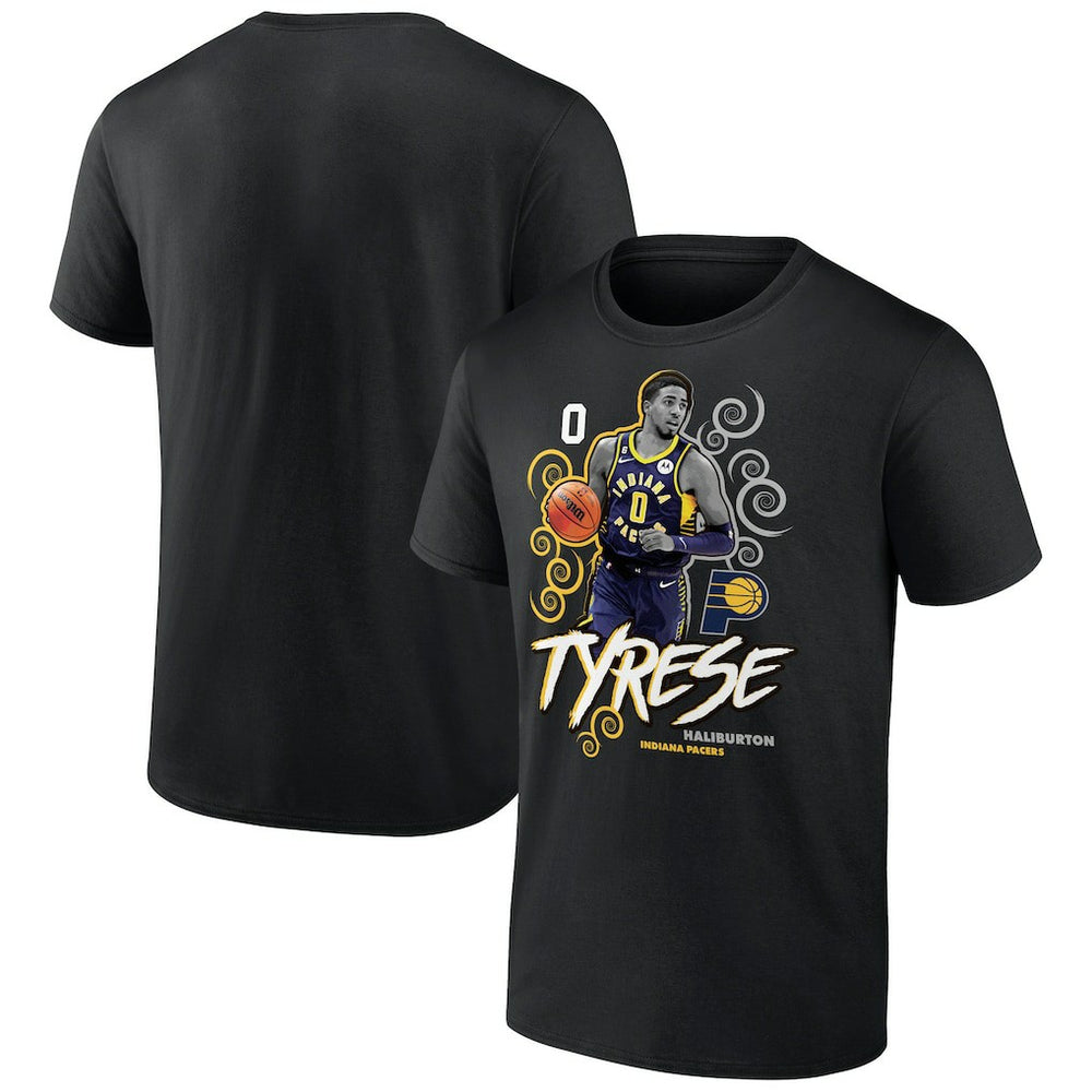 Tyrese Haliburton Indiana Pacers Competitor T-Shirt - Black cheap