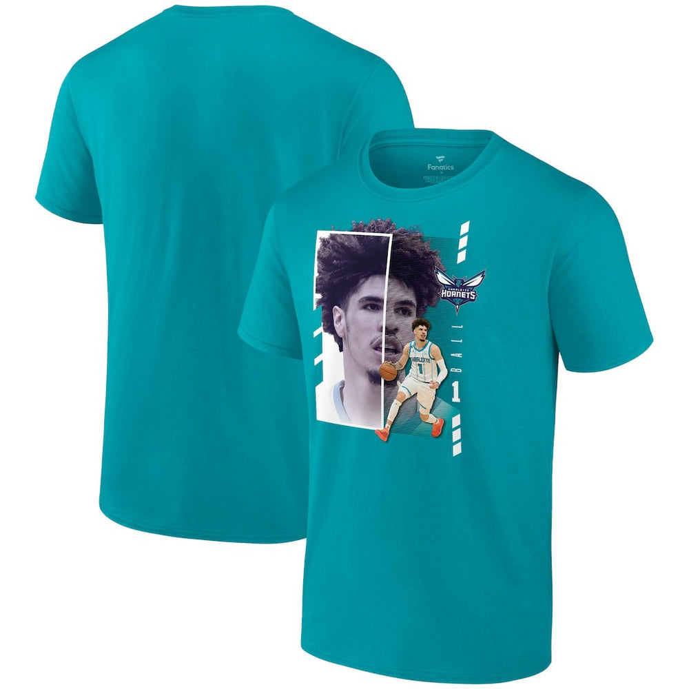 LaMelo Ball Charlotte Hornets Jump Pass T-Shirt - Aqua sale