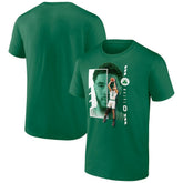 Jayson Tatum Boston Celtics Jump Pass T-Shirt - Green sale