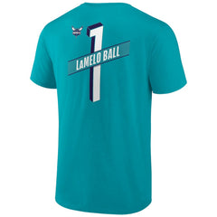 LaMelo Ball Charlotte Hornets Full-Court Press Name & Number T-Shirt - Aqua sale