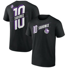 Domantas Sabonis Sacramento Kings Full-Court Press Name & Number T-Shirt - Black cheap