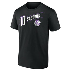 Domantas Sabonis Sacramento Kings Full-Court Press Name & Number T-Shirt - Black cheap