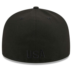 USMNT New Era Text 59FIFTY Fitted Hat - Black | New Era on sale