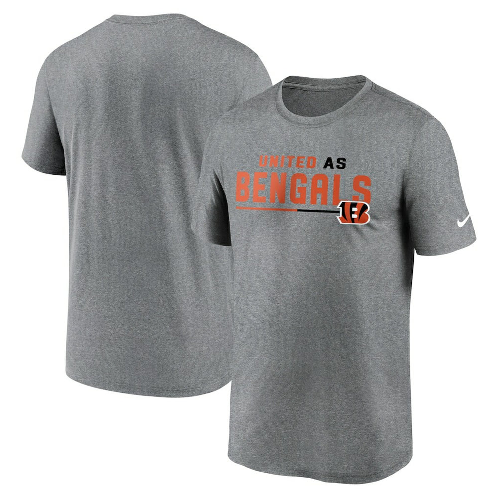 Cincinnati Bengals Legend Team Shoutout Performance T-Shirt - Heather Gray | Nike online