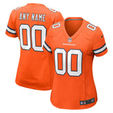Denver Broncos Women's Alternate Custom Game Jersey - Orange | Nike discount