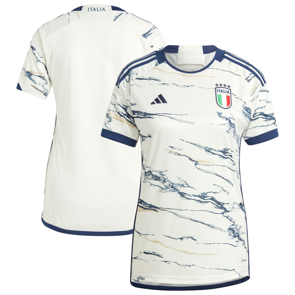 Italy National Team Women's 2023 Away Replica Jersey - White | Adidas cheap