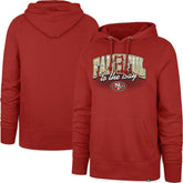 San Francisco 49ers '47 Regional Headline Pullover Hoodie - Scarlet on sale