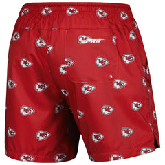 Kansas City Chiefs Pro Standard Allover Print Mini Logo Shorts - Red cheap