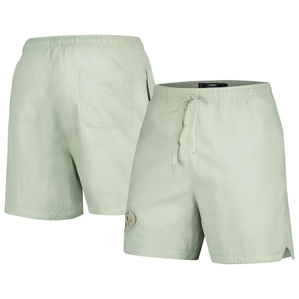 San Francisco 49ers Pro Standard Neutrals 2.0 Woven Shorts - Light Green online