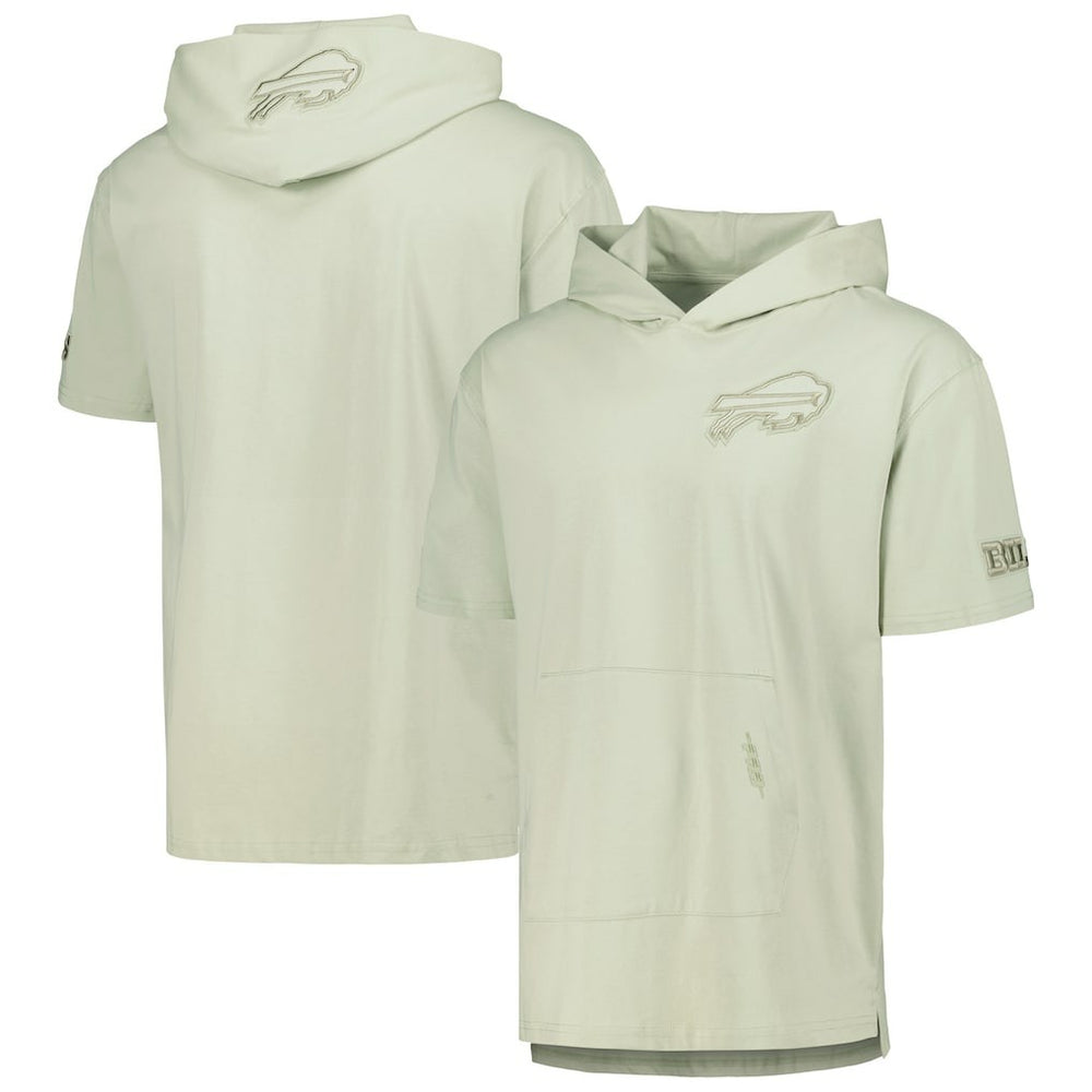 Buffalo Bills Pro Standard Neutrals Short Sleeve Pullover Hoodie - Light Green discount