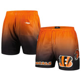Cincinnati Bengals Pro Standard Ombre Mesh Shorts - Black/Orange outlet