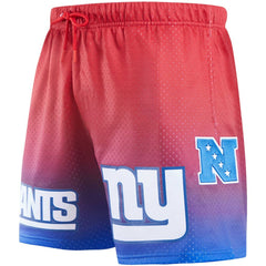 New York Giants Pro Standard Ombre Mesh Shorts - Royal/Red cheap