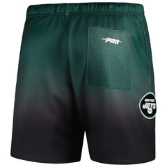 New York Jets Pro Standard Ombre Mesh Shorts - Black/Green discount
