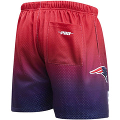 New England Patriots Pro Standard Ombre Mesh Shorts - Navy/Red discount