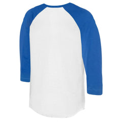 Los Angeles Dodgers Tiny Turnip Women's Burger 3/4-Sleeve Raglan T-Shirt - White/Royal