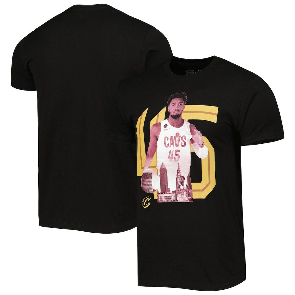 Donovan Mitchell Cleveland Cavaliers Stadium Essentials Player Metro T-Shirt sale - Black sale