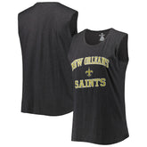 New Orleans Saints Women's Plus Size Tank Top - Heather Charcoal online