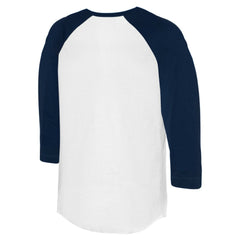 Cleveland Guardians Tiny Turnip Women's Smores 3/4-Sleeve Raglan T-Shirt - White/Navy