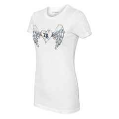 Tampa Bay Rays Tiny Turnip Women's Angel Wings T-Shirt - White