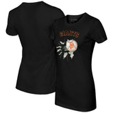 San Francisco Giants Tiny Turnip Women's Baseball Tear T-Shirt - Black