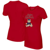 St. Louis Cardinals Tiny Turnip Women's Teddy Boy T-Shirt - Red