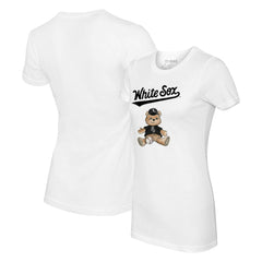 Chicago White Sox Tiny Turnip Women's Teddy Boy T-Shirt - White
