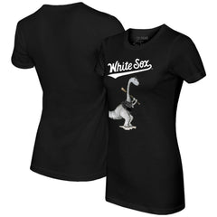 Chicago White Sox Tiny Turnip Women's Bronto T-Shirt - Black